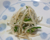 箸休めに☆ちりめんと漬物の簡単あえ作り方3写真