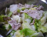 簡単!白菜とお肉でうま煮♪作り方3写真