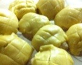 ちょっとヘルシーな全粒粉のサツマイモパン作り方2写真