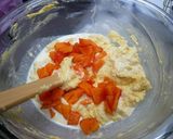 *柿のミニパウンド*ホットケーキミックス作り方5写真