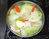鶏肉じゃが芋ポトフ♪簡単キャベツコンソメ作り方4写真