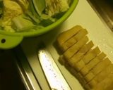 香ばしい´Д｀焼き油揚げと白菜の味噌汁作り方1写真