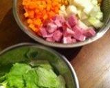 洋風 * レタスチャーハン *作り方1写真