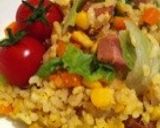 洋風 * レタスチャーハン *作り方6写真