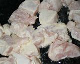 シンプルが最高♪ガーリックからし鶏マヨ丼作り方2写真