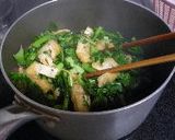 大根の葉と油揚げの煮びたし作り方3写真