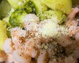 １０分で海老とじゃが芋のバジルソース和え作り方3写真