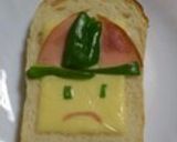 ピーマンonベーコンチーズトースト✿作り方6写真