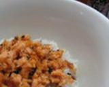 鮭フレークにちょこっと七味♪作り方4写真
