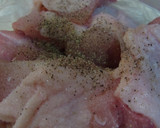 鶏モモ肉のみぞれ和え　キノコとナス添え作り方1写真