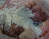 鶏モモ肉のみぞれ和え　キノコとナス添え作り方2写真