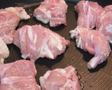 鶏モモ肉のみぞれ和え　キノコとナス添え作り方5写真