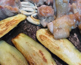 鶏モモ肉のみぞれ和え　キノコとナス添え作り方8写真