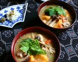野菜を食べよ【南瓜団子の団子汁】癒し系♪作り方10写真