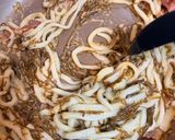 もずくの濃厚カルボナーラうどん作り方6写真