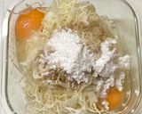 卵焼きフライパンでとんぺい焼き作り方1写真