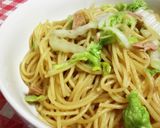 白菜とツナの和風パスタ☆生姜入り作り方3写真