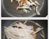 簡単ご飯のおとも 〇大根とちくわ◎炒め煮作り方2写真