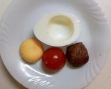 肉だんご・トマト・たまごでカラフル前菜作り方1写真