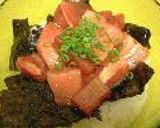 安くてウマイ!お店で食べたら¥800はするだろう「マグロのづけ丼」作り方6写真