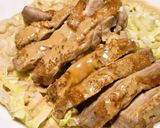 フライパンで♪鶏とキャベツの味噌マヨ蒸し作り方7写真