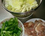 鶏肉で和風"回鍋肉”作り方1写真