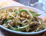 鶏むね肉の卵あんかけもやし炒め作り方6写真
