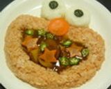 にっこり!カレー食べちゃうぞ♪デコカレー作り方31写真