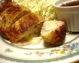 裏技■チーズをトンカツに閉じ込める！作り方5写真