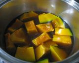 いつもの味で♪あま～い✿かぼちゃの煮物作り方3写真