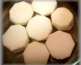 大根のひき肉インゲン炒め乗せ作り方2写真