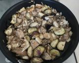 焼き豆腐・鶏・なす・きのこ煮作り方9写真