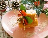 クリスマス＊ブッシュドノエル＊キャラ弁に作り方4写真