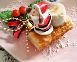 クリスマス＊ブッシュドノエル＊キャラ弁に作り方5写真