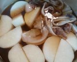 圧力鍋で簡単！大根と里芋といかの煮物作り方3写真