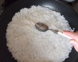 ●フライパンで簡単エビチリご飯ピザ●作り方3写真