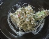 海老と林檎のクリームチーズ和えレモン風味作り方3写真