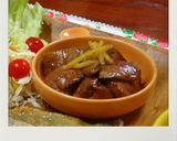 鶏レバー甘辛煮♪作り方4写真