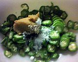 おくらの酢味噌あえ作り方2写真