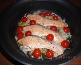 うちの鮭の蒸し焼き　>゜)))彡作り方4写真
