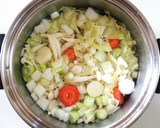 いろいろ野菜の蓮根すり流しスープ作り方3写真