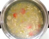 いろいろ野菜の蓮根すり流しスープ作り方6写真
