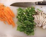 セロリの葉っぱでどんぶりご飯作り方2写真