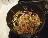 セロリの葉っぱでどんぶりご飯作り方4写真