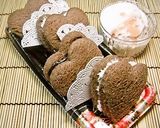 ふんわり食パンチョコでハ～トサンド☆作り方8写真