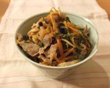 セロリの葉っぱでどんぶりご飯作り方5写真