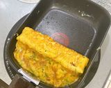 味付け簡単♪なめたけ入り卵焼き作り方2写真