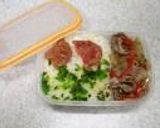 お弁当☆野菜いっぱい豚薄切り肉弁当作り方6写真