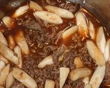 牛肉とごぼうの甘辛♡中華味噌煮作り方3写真