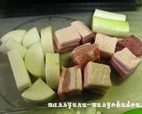 ■豚ばら肉と大根のオイスター煮込み■作り方1写真